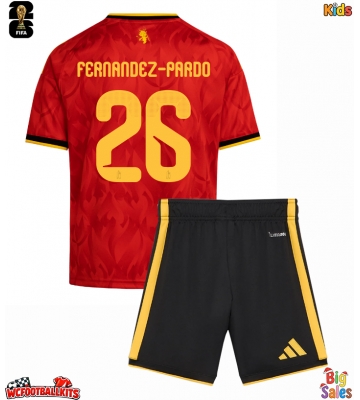 Belgium Matias Fernandez-Pardo #26 Replica Home Stadium Kit for Kids World Cup 2026 Short Sleeve (+ pants)
